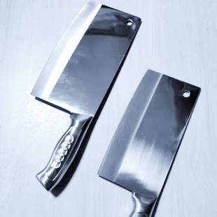 Shell steel knife high hardness Vietnam chrome steel bone chopping knife kitchen knife exhibition Yangjiang knife running river and lake stall knife