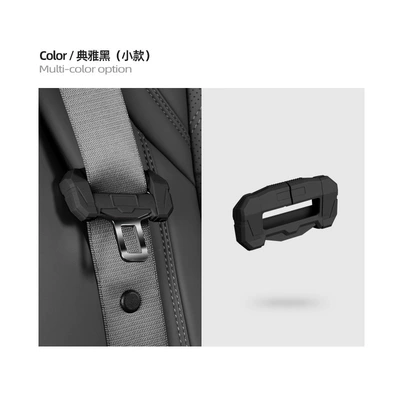 Patented car seat belt buckle protective cover anti-scratch safety belt buckle extension anti-collision silicone interior modification accessories (Other Automotive Interior Supplies) - mecha-seat-belt-small-single-elegant-black
