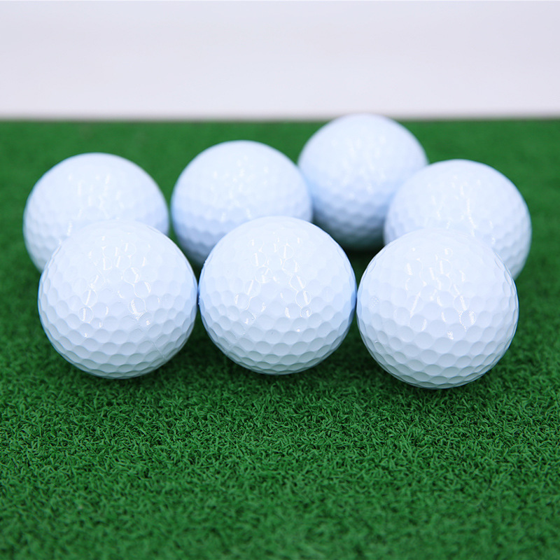 FUENTE Directo DE FÁBRICA DE Golf PU de cuatro capas de la bola 332 Bee Hole alta elástica pelota de golf de la competencia logotipo personalizable