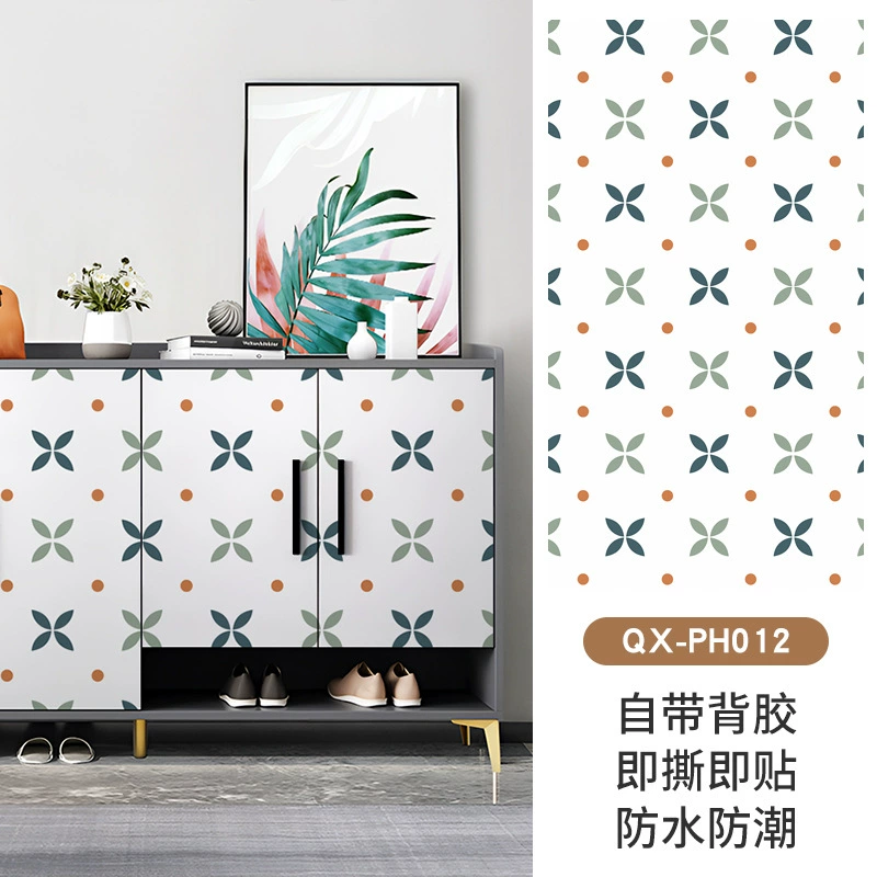 Fresh self-adhesive waterproof sticker, wallpapers