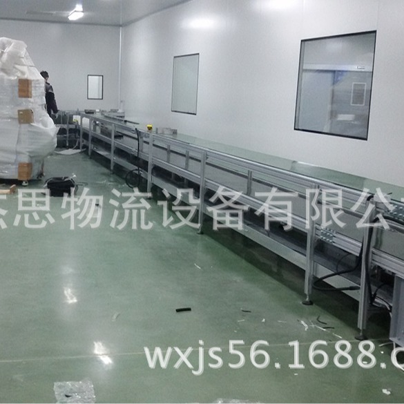 厂家直销镜片生产皮带输送线  合分流皮带线 直角拐弯皮带线
