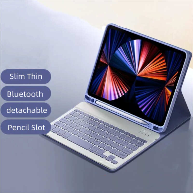 Suitable for iPad10 Bluetooth Keyboard Protective Case Pro11 Magnetic Split iPad9 Generation Leather Case Air4 with Pen Slot 5
