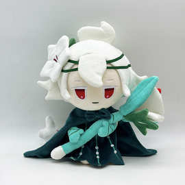 跨境新品White lily Cookie Plush姜饼人王国圣百合毛绒玩偶公仔