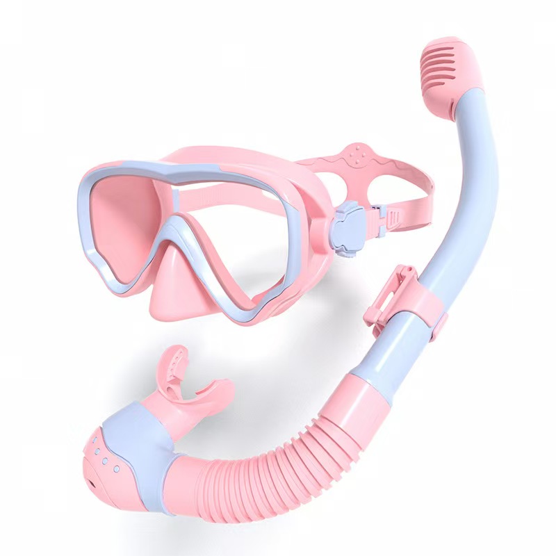 Swimming Snorkeling Mask Children's Full Dry Snorkel Mask Diving Mask Underwater Snorkel Equipment