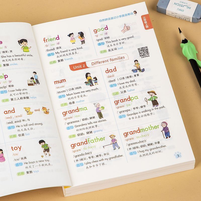 Primary School English Word Natural Spelling Phonetic Symbols Shorthand Special One-Stop Set of Interesting Copybooks for Grades 1-6 Primary School English Word Natural Spelling Phonetic Symbols Shorthand Special One-Stop Set of Interesting Copybooks for Grades 1-6