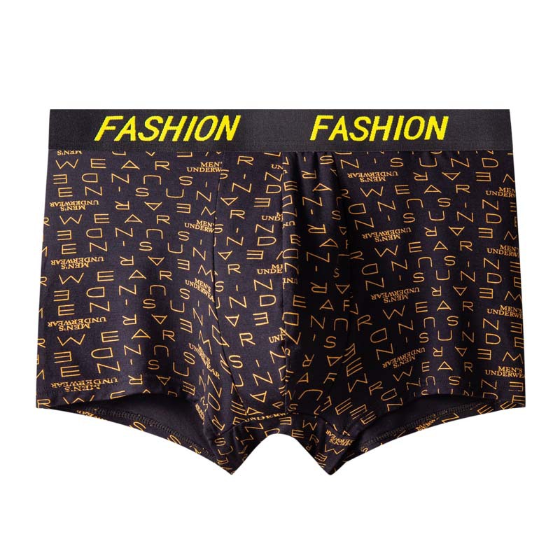 Calzoncillos de los hombres de la ropa interior de los hombres modal nuevo impreso cómodo agradable a la piel de grafeno de moda personalizada boxer shorts