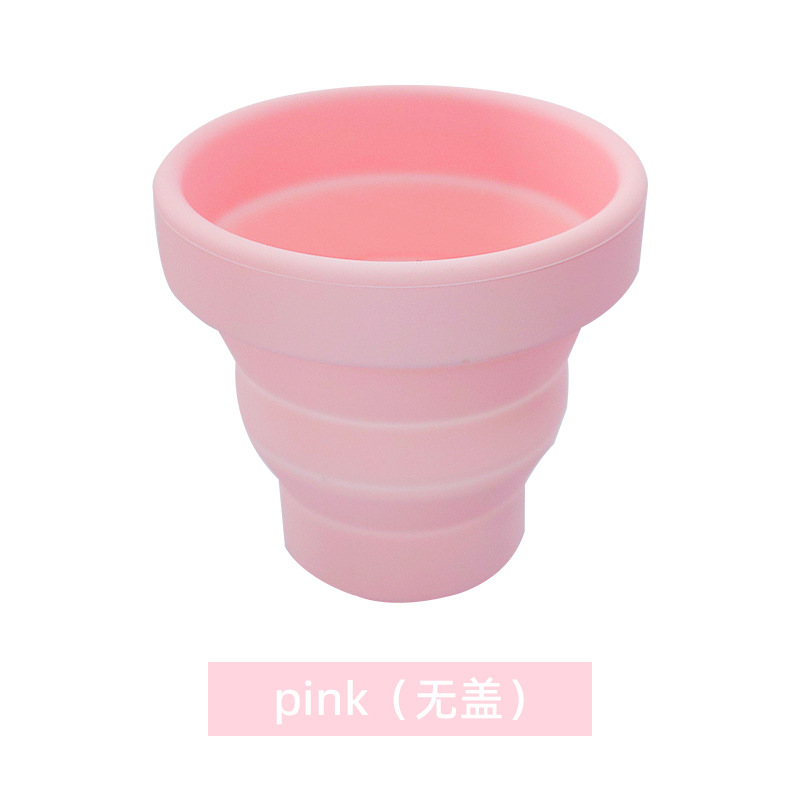 Taza de agua plegable de silicona para viajes al aire libre, taza retráctil portátil a prueba de caídas, taza de regalo de vacaciones publicitaria en stock