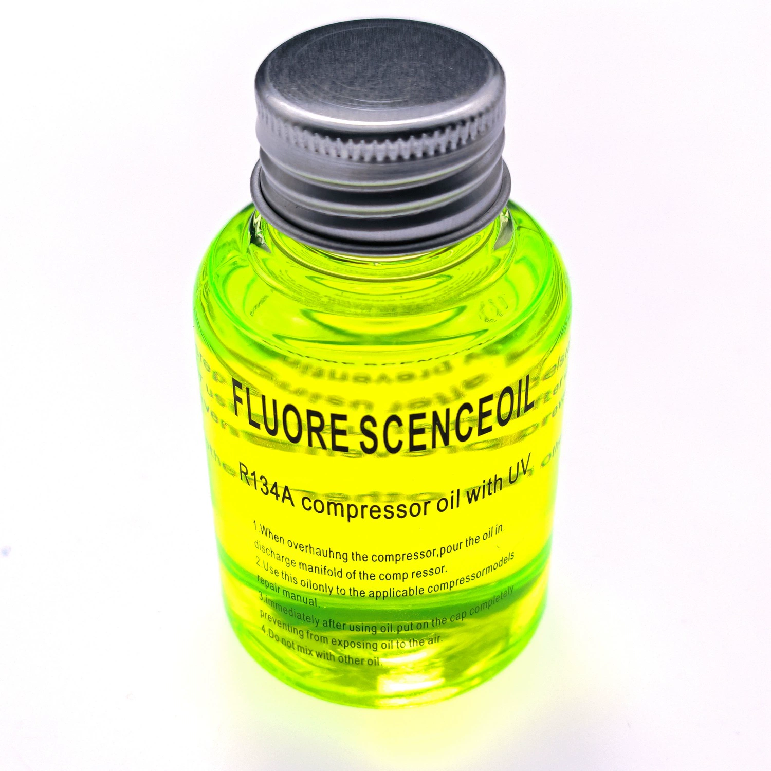 Автомобильный кондиционер флуоресцентный агент для обнаружения утечек ФЛУОРЕСЦЕНТНОЕ масло флуоресцентный агент для обнаружения утечек автомобиля шприц 60 мл