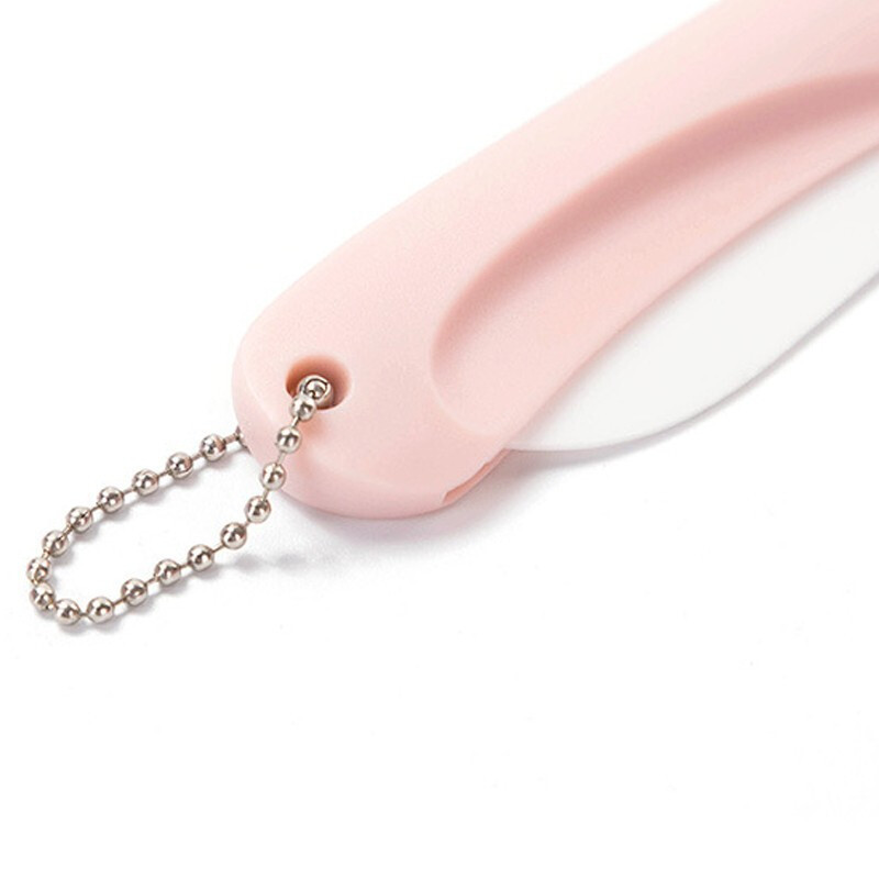 Cuchillo de cerámica cuchillo de cerámica cuchillo de frutas cuchillo de pelado plegable 3 pulgadas cuchillo portátil pequeño cuchillo de frutas de cerámica azul