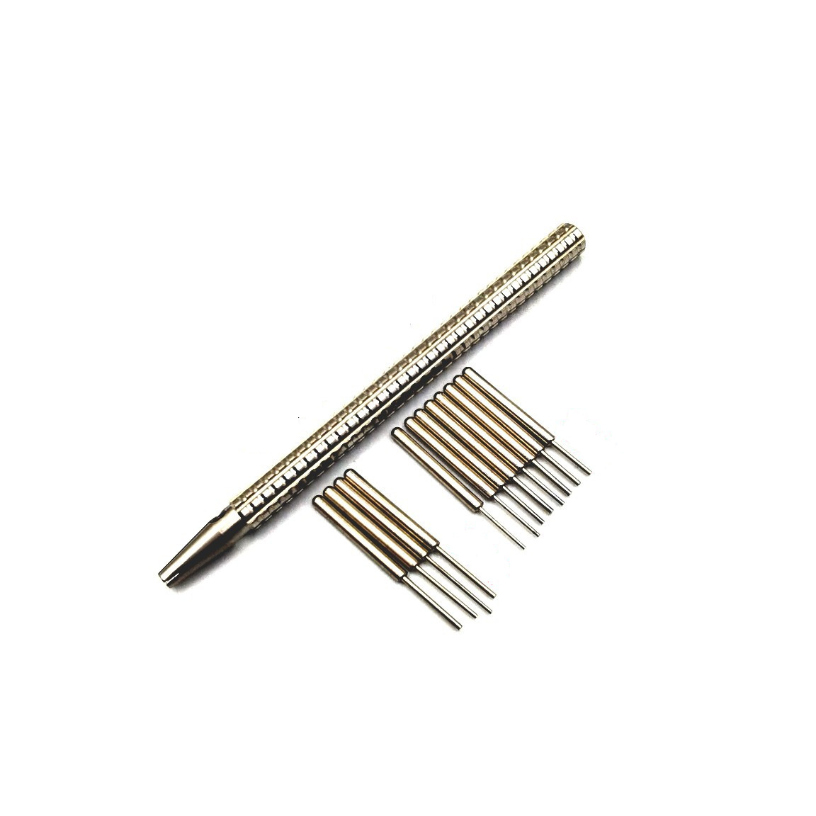 修表工具 不锈钢手动针冲 防滑针冲 表带冲针 手表表带冲子冲针