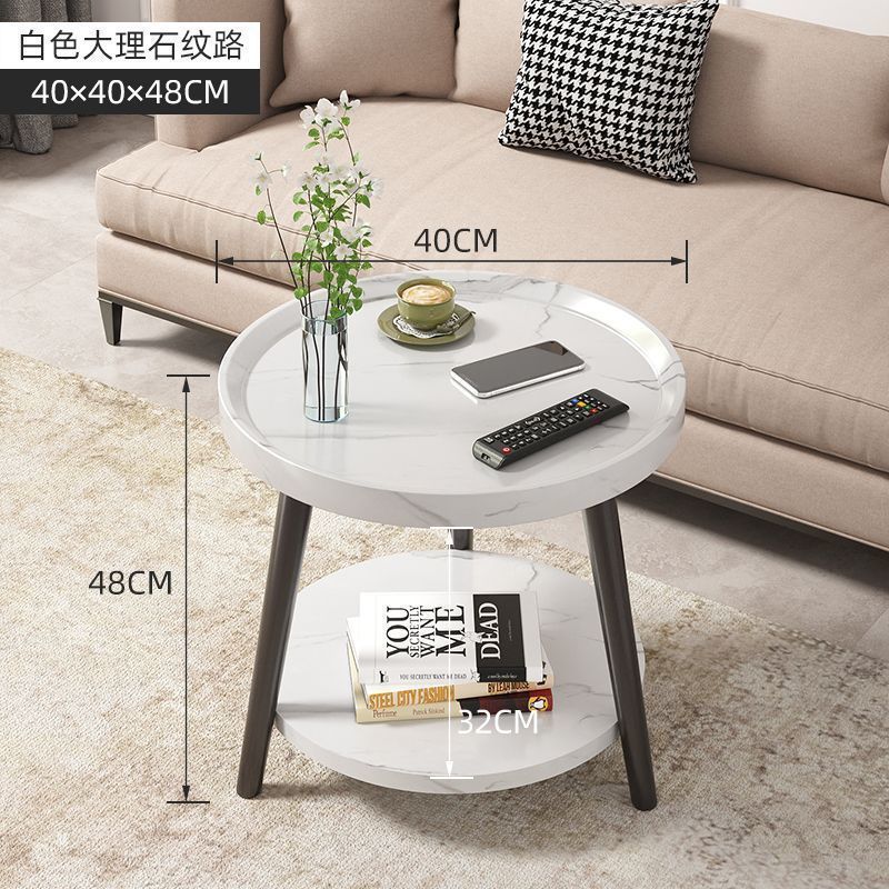 北欧小茶几桌子沙发边几客厅家用小户型床头桌简易角几小圆桌边柜|undefined