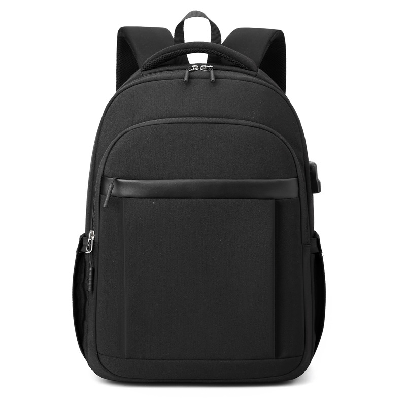 2023 verano nuevo estilo USB recargable mochila de nailon de gran capacidad para computadora de viaje de reducción de carga salvaje mochila escolar