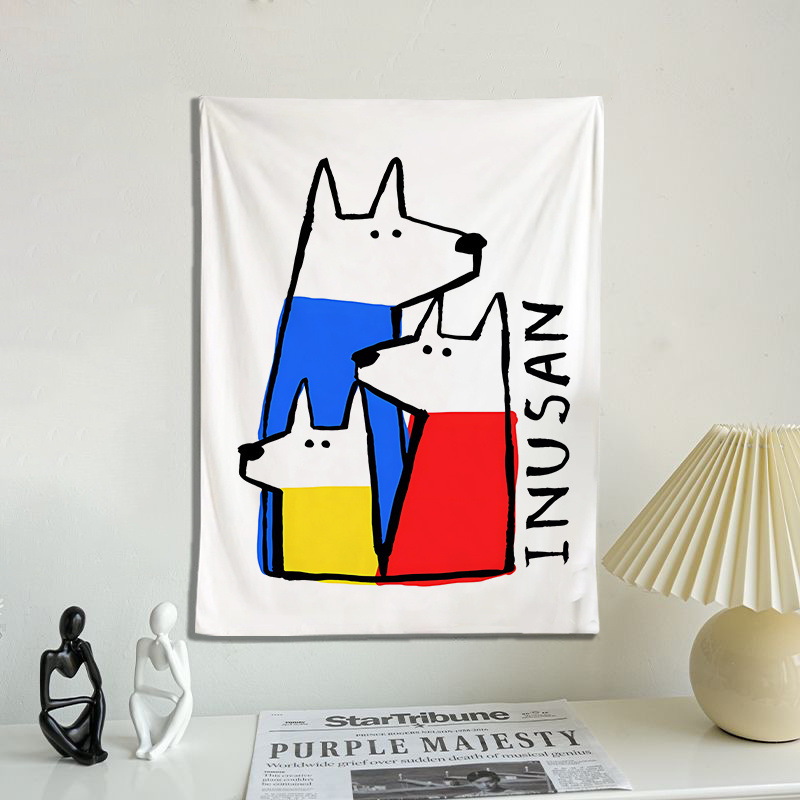 Inswind pintura de líneas artística colgar tela dormitorio sala de estar pared sofá decoración tela de fondo de alquiler transformación