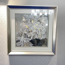 ART原版美式客厅装饰画沙发墙挂画 餐厅背景植物花卉牡丹卧室壁