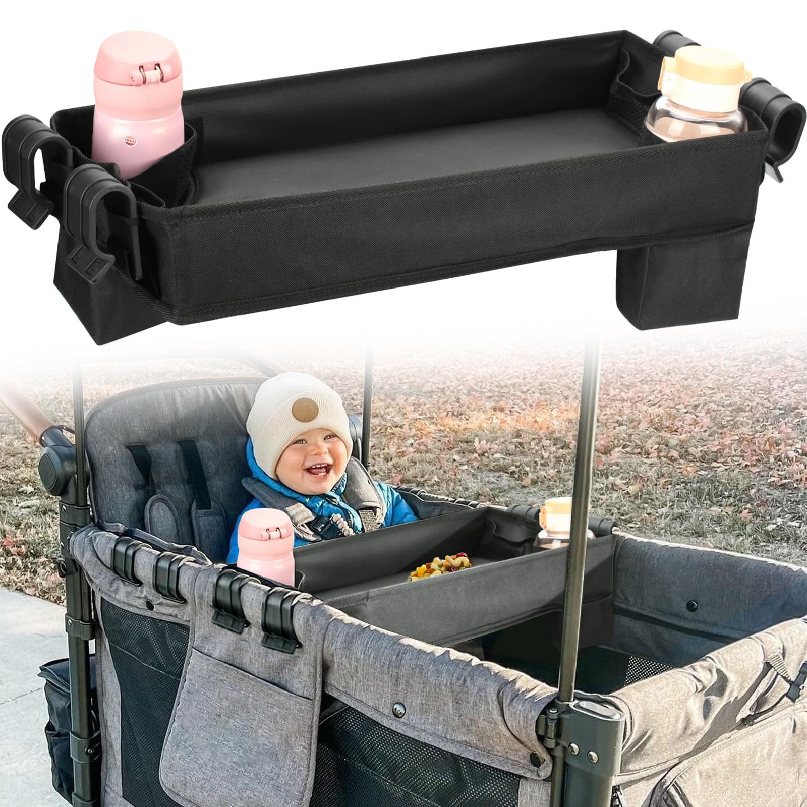 Cesta de almacenamiento inferior carro de bebés bolsa de almacenamiento accesorios carro artefacto W4 carro de bebés snack tray