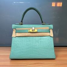 哑光雾面暹罗鳄鱼皮女包真皮包包时尚潮流28凯丽包女士手提包厂家