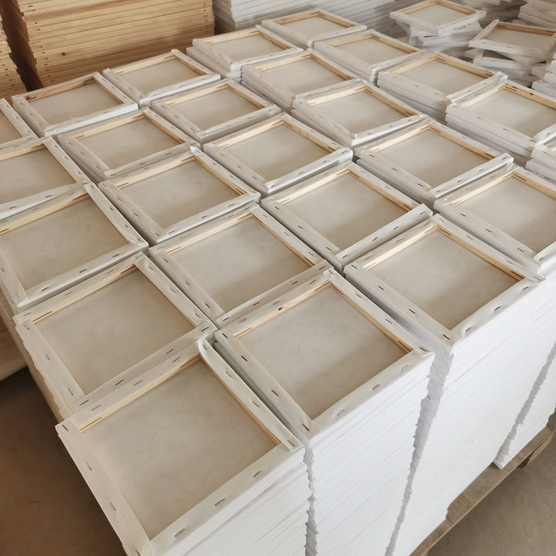 Oil painting frame cotton oil painting frame canvas frame round shaped frame inner frame acrylic gouache oil painting board