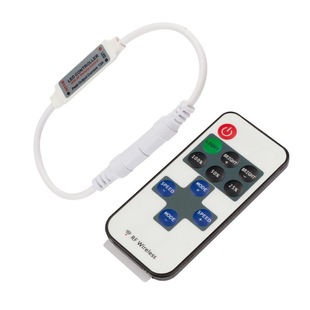 11 key Mini RF monochrome controller light bar monochrome dimmer breathing effect monochrome dimmer low voltage