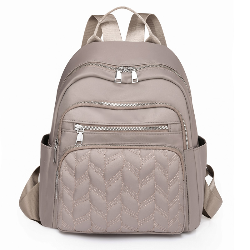 2025 nueva mochila de nylon impermeable transfronteriza mochila de damas de transporte urbano de gran capacidad de moda mochila de estudiantes