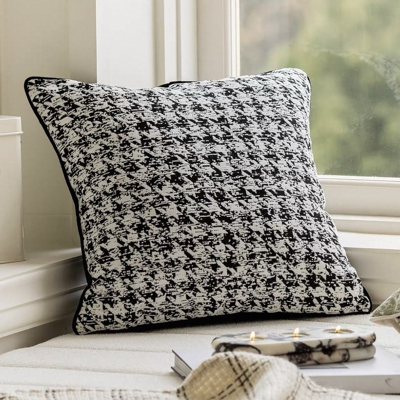 中世スタイルのライト高級刺繍リビングルームソファクッション竹新中国風のレトロな枕ベッドサイド枕|undefined