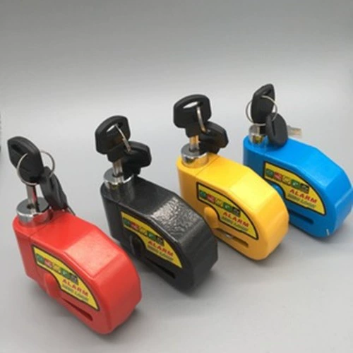 Сигнализация Блокировка дискового тормоза Блокировка диска мотоцикла Противоугонная блокировка велосипедный замок электрический автомобиль сигнализация горный велосипед замок