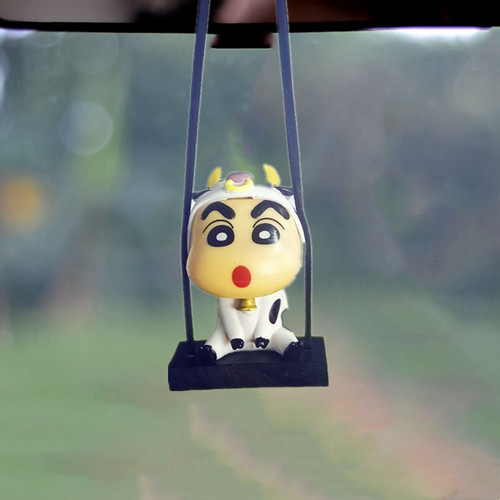 Cross-border automotive supplies car swing duck car rearview mirror pendant car interior decoration crayon shin-chan car pendant
