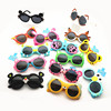 Children's sunglasses suitable for men and women, silica gel small glasses, wholesale