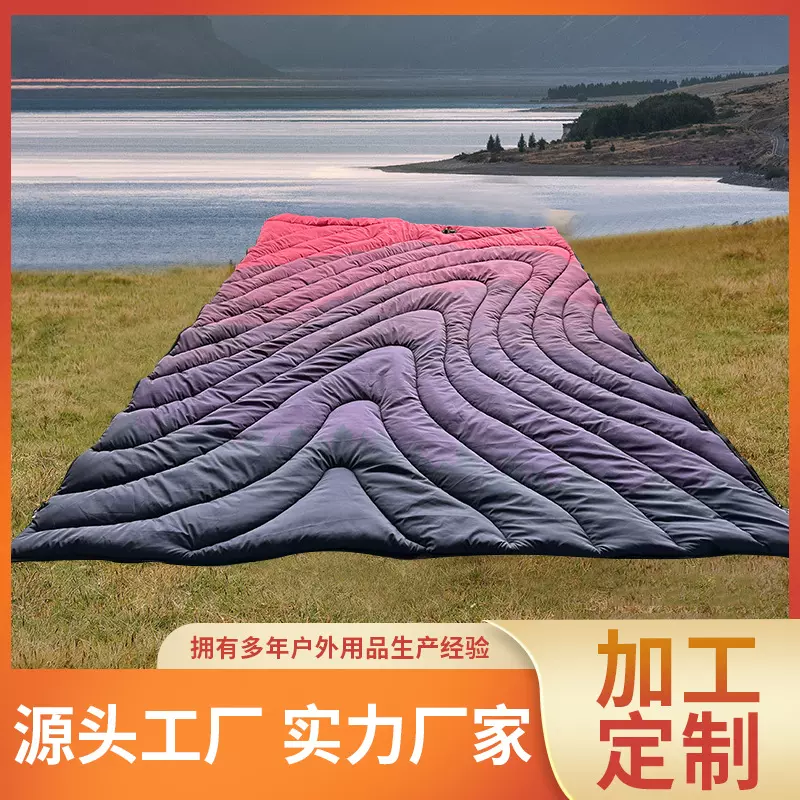 厂货旅行睡袋便携式加厚保暖成人露营睡袋户外多功能防水防寒睡袋