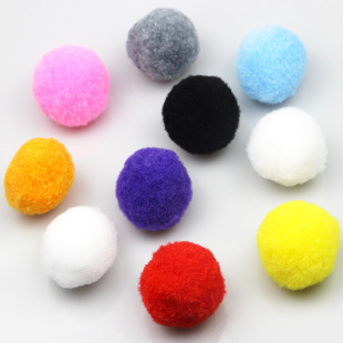 5cm Large Mixed Color Polypropylene Hair Ball Mixed Color Kidsren's Handmade DIY Material Kindergarten Teacher Creative Plush Ball