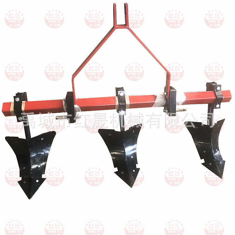 3QL-2开沟机起垄犁 拖拉机悬挂犁头式开沟机 种红薯开沟起垄机