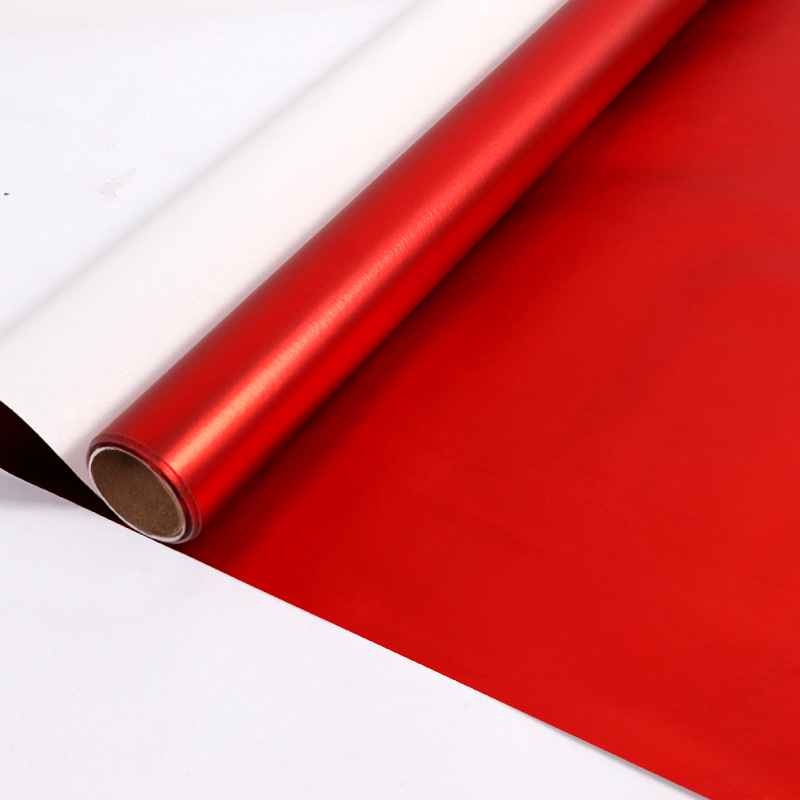 Transfronterizos para estrellas rojas estampadas de oro papel de embalaje de regalos de Navidad de lujo ligero papel de regalo de alto nivel DIY al por mayor