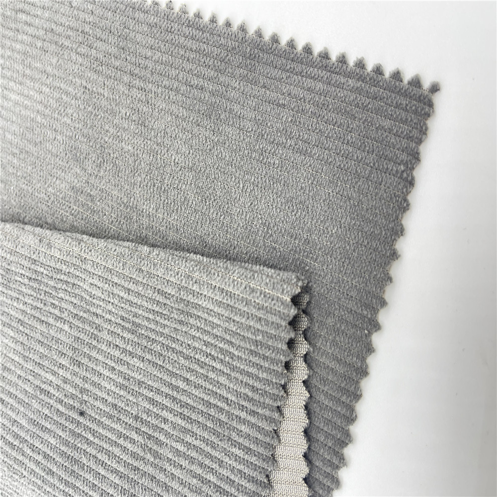 销售 4D全涤纶灯芯条 290g 310g 高弹力服装条绒