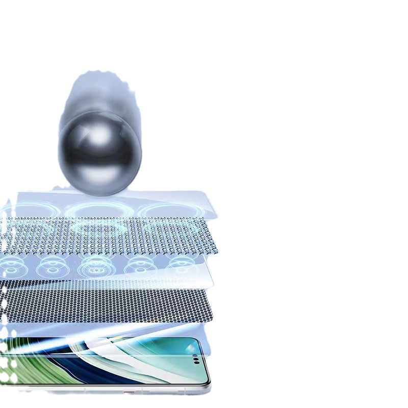 Aplicable al artefacto de película libre de polvo OPPOX100 superficie curva cubierta de pantalla completa x100Pro protección para los ojos luz púrpura segunda pegatina artefacto