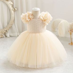 New dress children princess dress birthday dress baby dress puffy dress baby dress cross-border wholesale