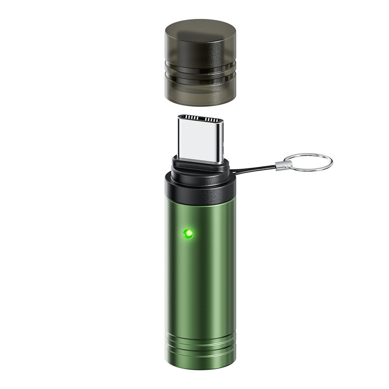 迷你点烟器钥匙扣Type-C手机点烟器安卓通用无线静音便携式点烟器|undefined