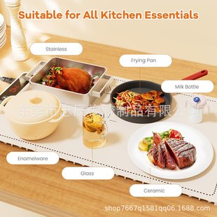 Cross-border New Silicone Warming Board Flexible Foldable Warming Board Food Warming Mat