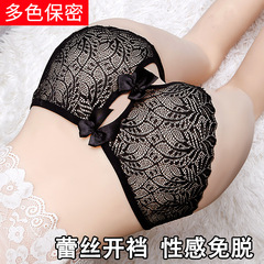 顏蓓薇內褲女性感純欲開檔蝴蝶結鏤空設計高顏值清新少女親膚574
