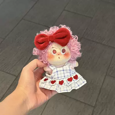 Toy Accessory — Pluş açarlıqlar - heart-beating-plaid-skirt-pink-explosion-pendant