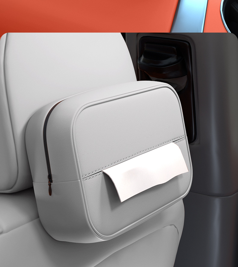 Suitable for Equation Leopard Titanium 7 Car Tissue Box 25 New Seat Hanging Central Control Tissue Bag Interior Decoration Supplies