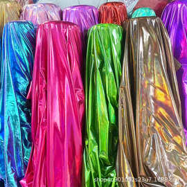 素面镭射幻彩满版舞台表演服装布玩具网络直播背景布多色现货批发