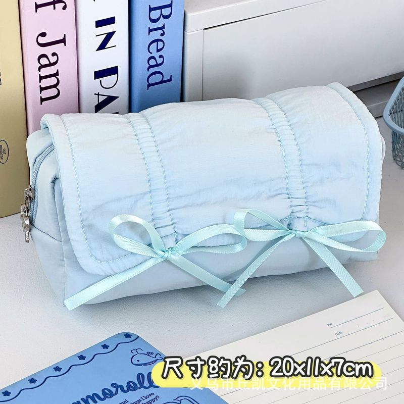 蝶結びバレエ風筆箱高価値インスタイルグリーングラスグリーンミルク文具箱女の子用2025新スタイル|undefined