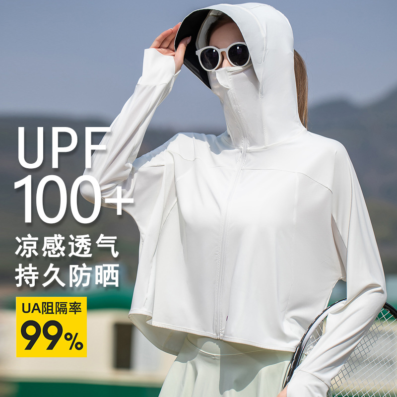 Women's Ice Silk Sun Protection Clothing, 2026 New Summer Style, UPF50+ UV Protection, Loose Fit