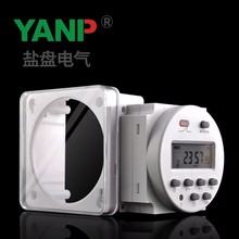 YP109A计时器 工业定时器提醒器 圆形电子计时器加防水盒一整套