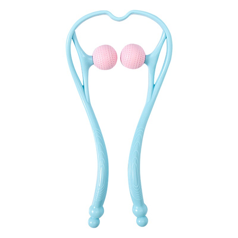 Masajeador manual para la columna cervical, masajeador para hombros y piernas, masajeador para el cuello, relajante muscular para la espalda, masajeador manual para hombros y cuello.