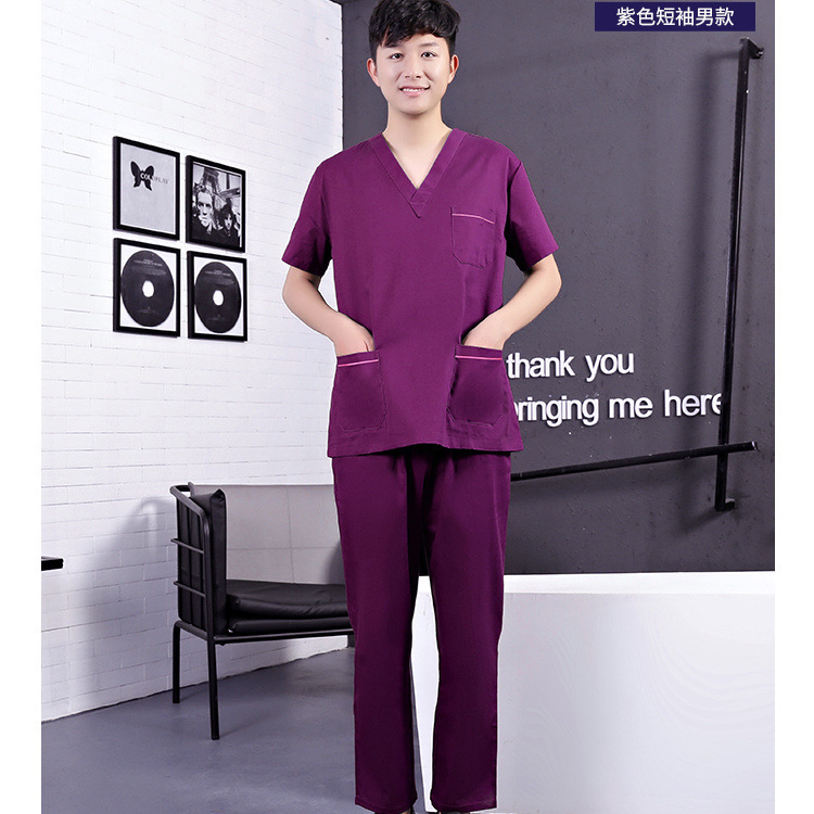 手洗い手術室手洗い服手術服半袖スーツ女性口腔医美容病院作業服|undefined