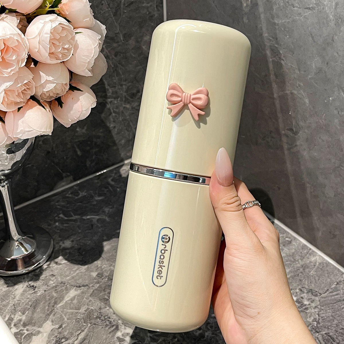 Taza de lavado de viaje Taza de dientes Taza de dientes Taza de dientes Caja de aparatos de dientes Cepillado de dientes Taza de enjuague bucal Kit doméstico Caja de almacenamiento de cepillo de dientes portátil