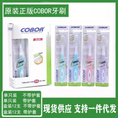 Cobor可ベルアメリカ歯ブラシ超微細軟毛保護歯茎成人歯ブラシ12本家族旅行服