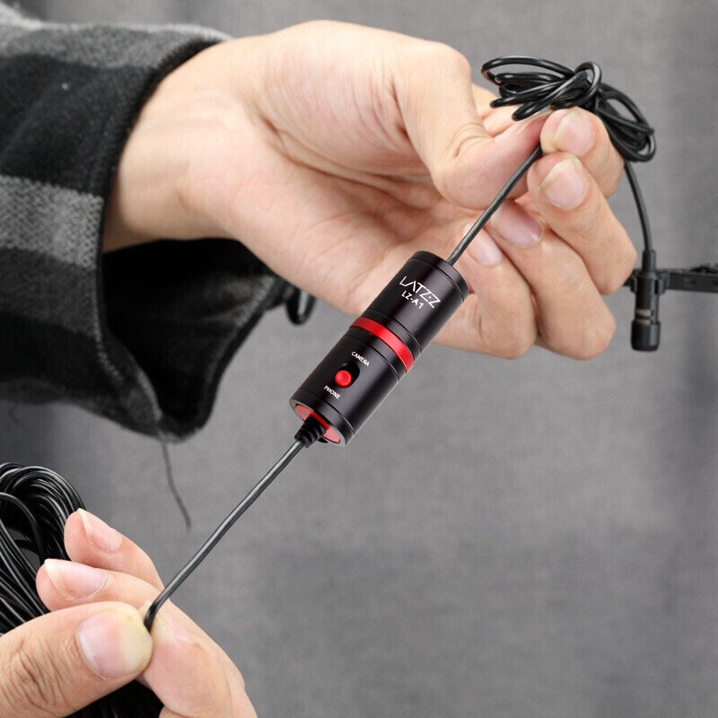 Clip Micrófono Teléfono móvil Grabación en vivo Micrófono Cámara SLR Entrevista con cámara Enseñanza K Canción Mai Cross-border