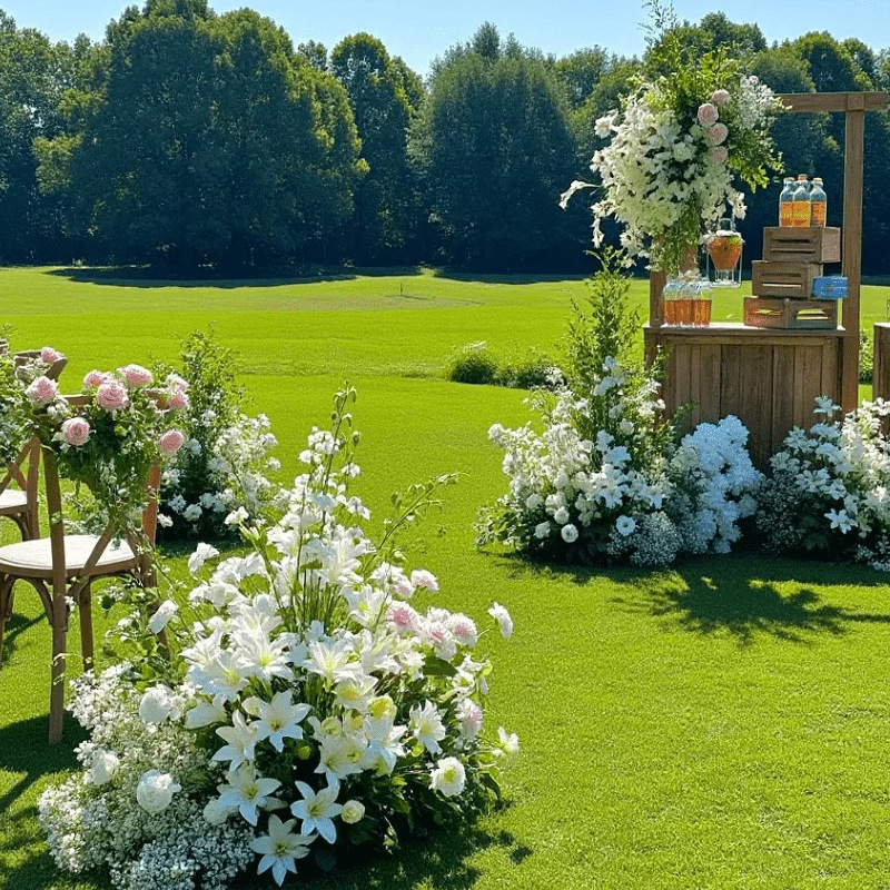森系婚礼仿真花场景布置道具仿真绿植成品花单支花花艺婚庆装饰花|undefined