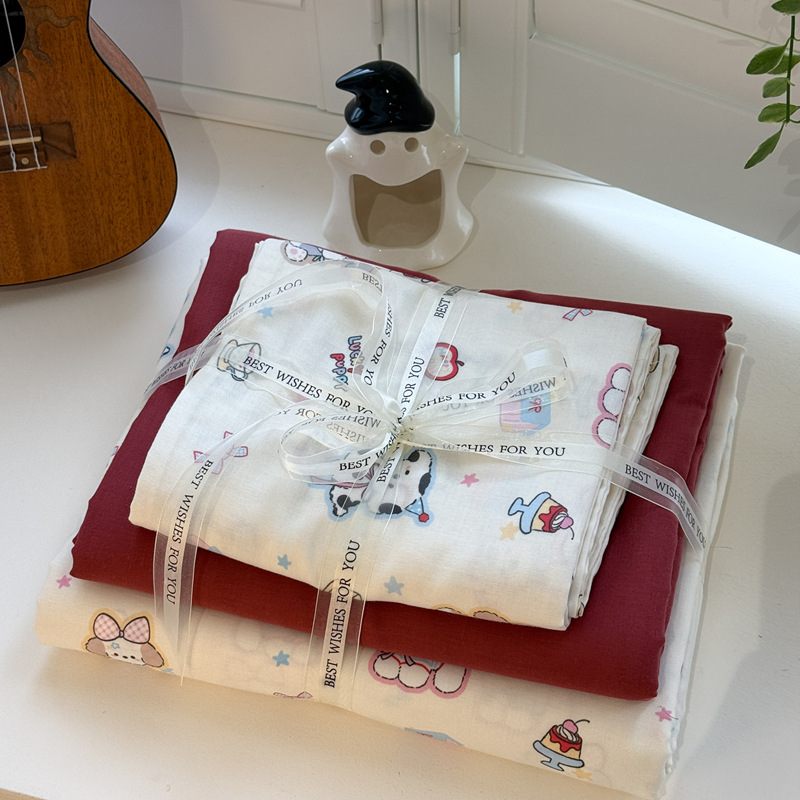 Duvet Cover Set Soft Breathable Hypoallergenic French Retro Style_voghion.com